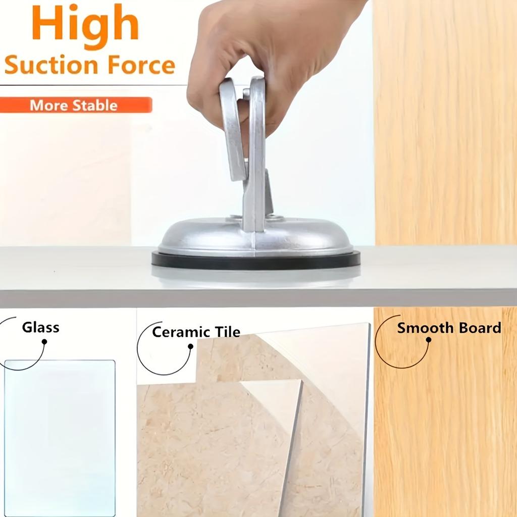 Стеклянная присоска, Используется для подъема стекла/автомобильных лобовых стекол, Сверхпрочная алюминиевая вакуумная присоска/подъемная скоба/набор для удаления вмятин