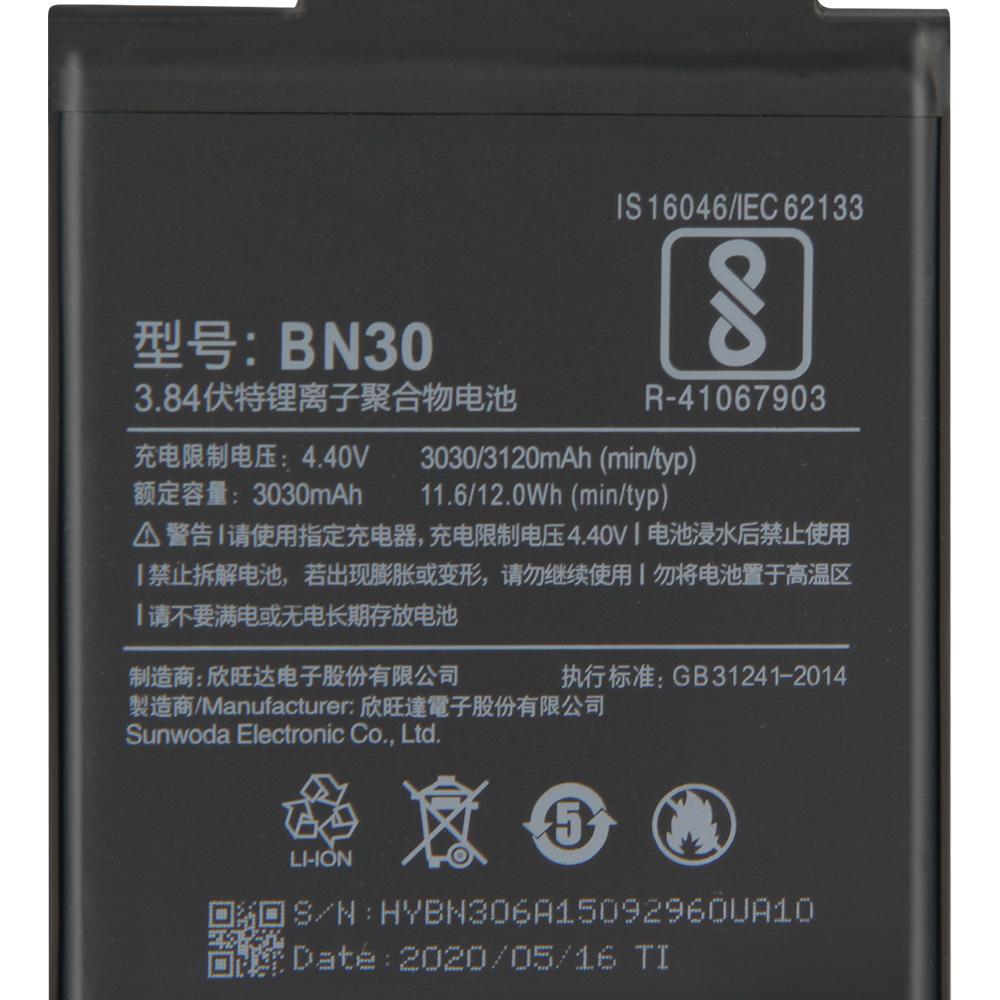 Сменный аккумулятор для телефона BN30 для Xiaomi redmi Hongmi 4A Redrice 4A BN30 Сменный аккумулятор 3120 мАч