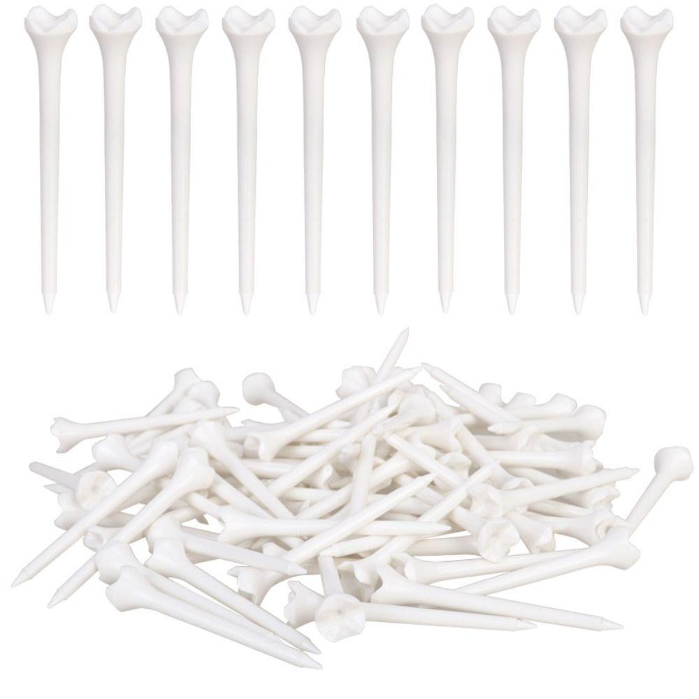 50 шт./набор сменных длинных профессиональных тройников для гольфа с 4 когтями, гвоздями для гольфа, тренировочные инструменты