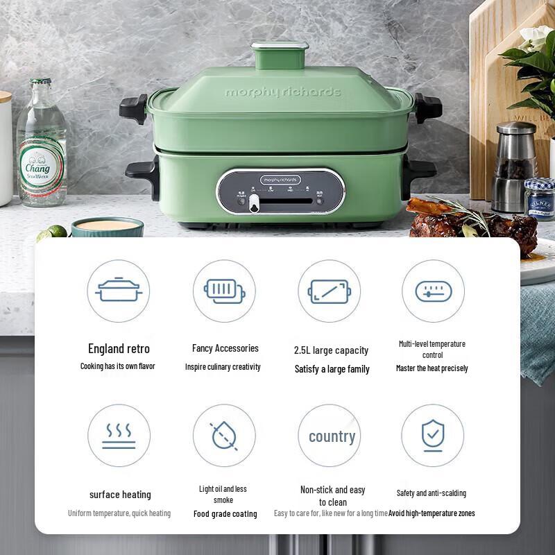 Morphyrichards MR9088 Multi-function Electric Pot CN plug (adapter included)