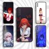 S-Saiko no S-Sutoka Чехол для телефона для Samsung S10,S21,FE,S21,Note 20,S26,S25,S24,S23,Ultra,S9,S22,Plus Мягкий черный