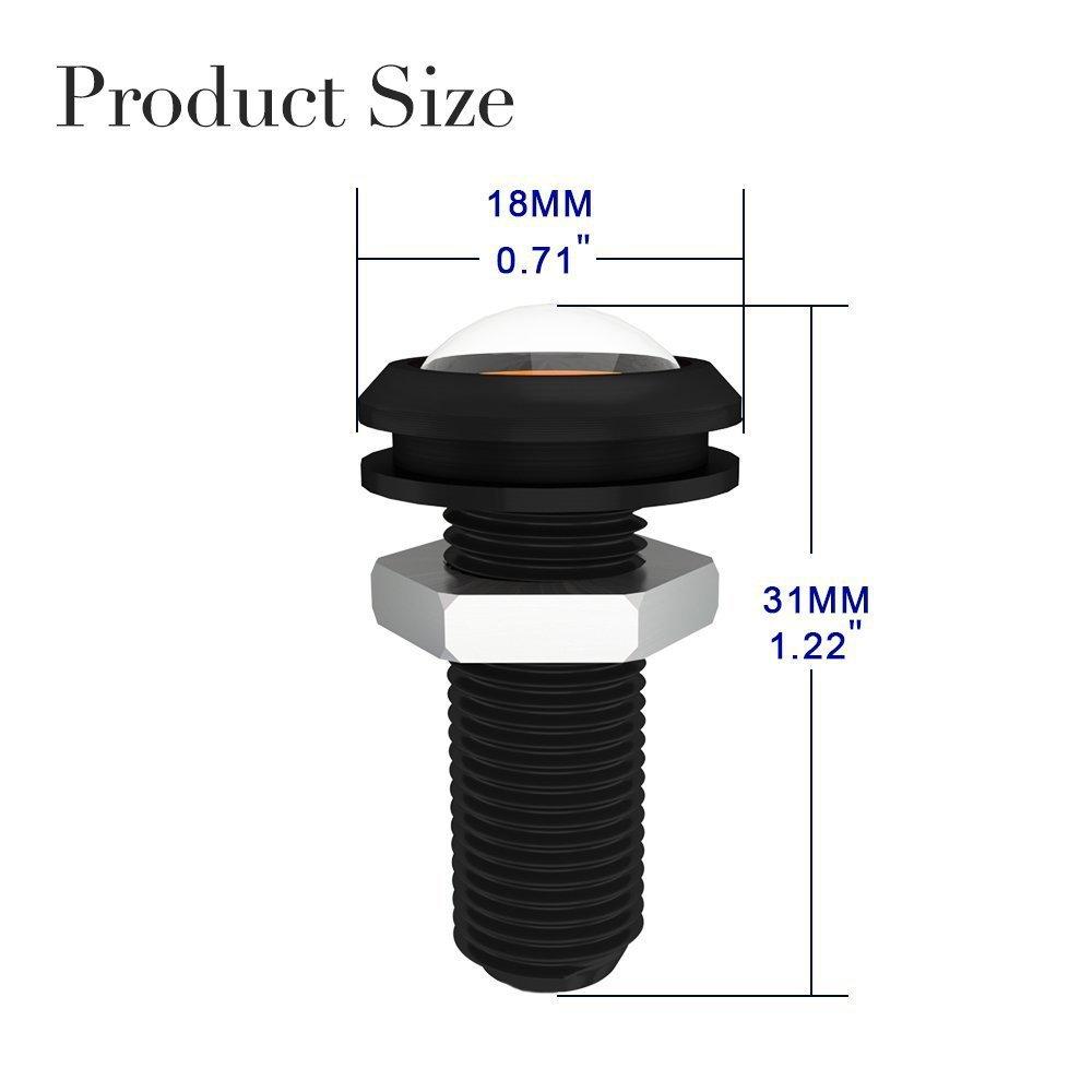18 мм автомобильный Eagle Eye DRL светодиодные дневные ходовые огни светодиодные 12 В резервный сигнал заднего хода парковочные автомобильные лампы