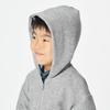 MUJI Kids Double Knit Sweatshirt Full Zip Parka Unisex Children CB1HPA4S Gray Kids 120
