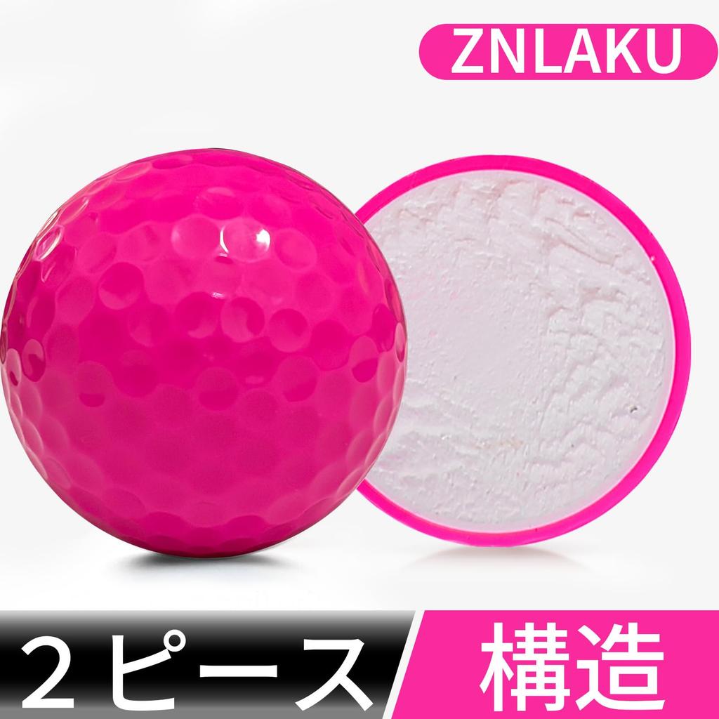 Znlaku Color Golf Сочетает Дальность и Высокий Отскок Привлекательный Мяч, Конструкция из 2 Частей,