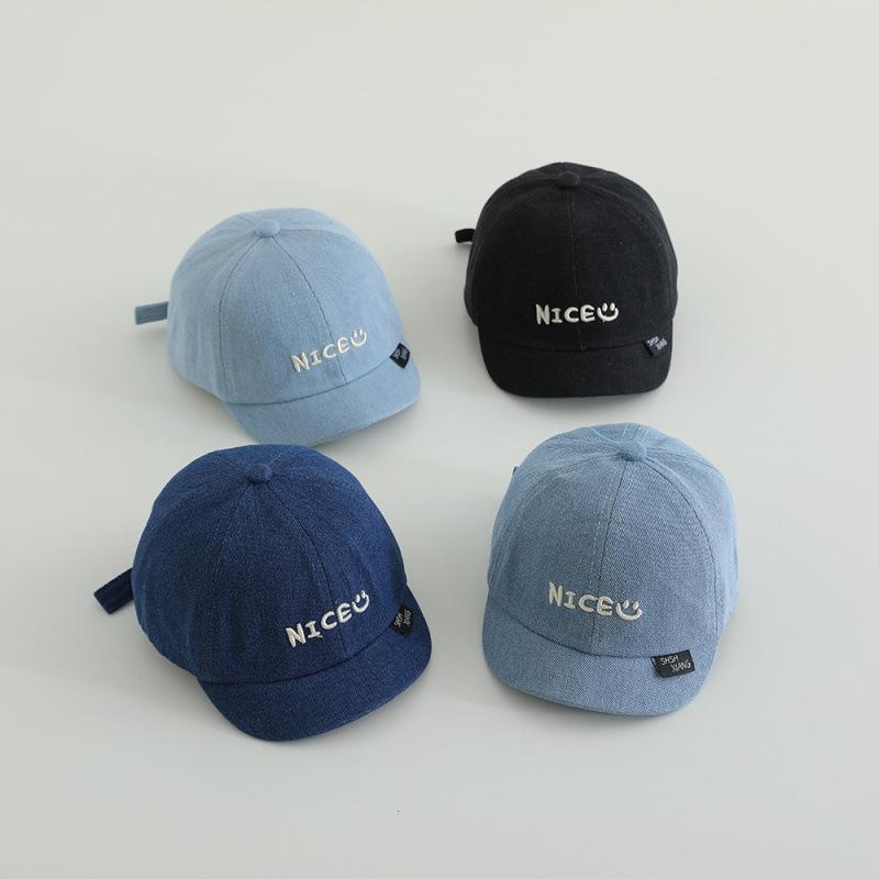 Children's hats for spring and autumn, sun-blocking baseball caps for boys in autumn and winter, stylish baseball caps for boys, sun protection hats
