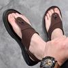 Fashion 2025 Summer New Designer Flip Flops for Men Fashion Casual Outwear Solid Color Sandals Male Anti-slip Beach Slipper Shoes Man
