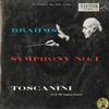LP Record ARTURO TOSCANINI(COND.)/NBC SYMPHON - Brahms:symphony No.1 In C Minor, Op LS2056 VICTOR Japan Classical Used