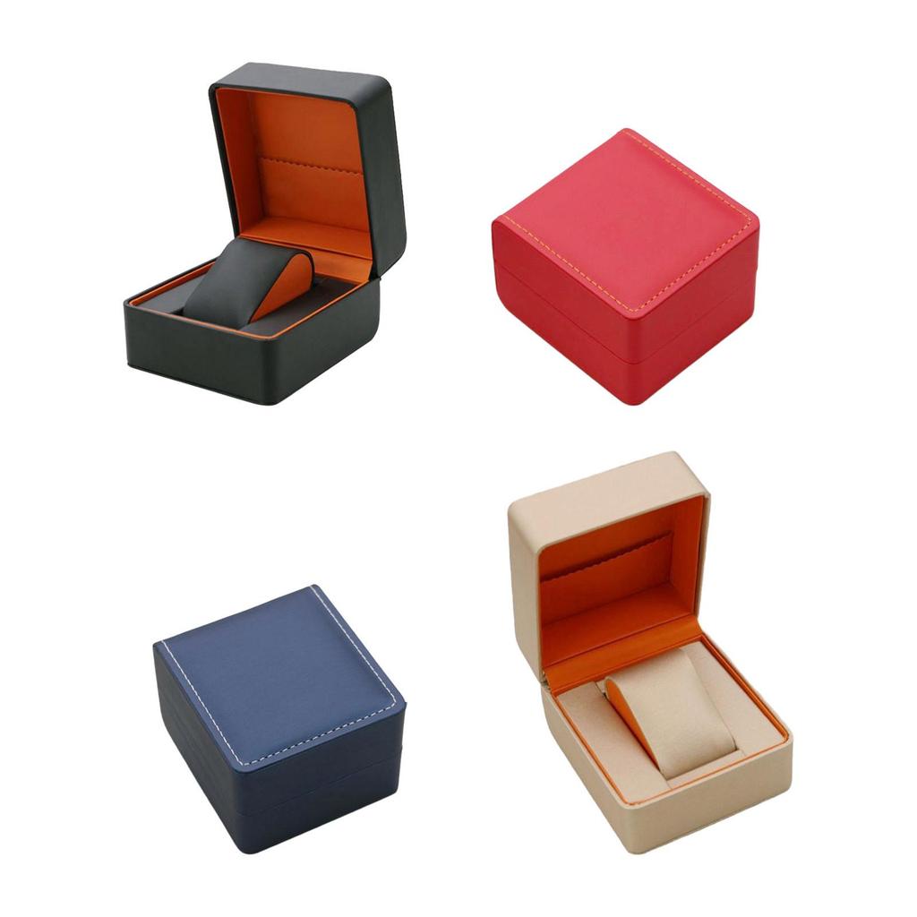Single Watch Jewelry Box Men Wristwatch Display Case for Necklace Bracelet