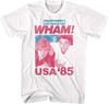 Горячая Wham на концерте Джордж Майкл и Эндрю Риджли Хлопковая футболка Унисекс Футболка