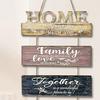 Welcome Sign for Front Porch Rustic Hanging Wooden Sign Vertical Roped Plaques for Farmhouse Kitchen Wall Decor