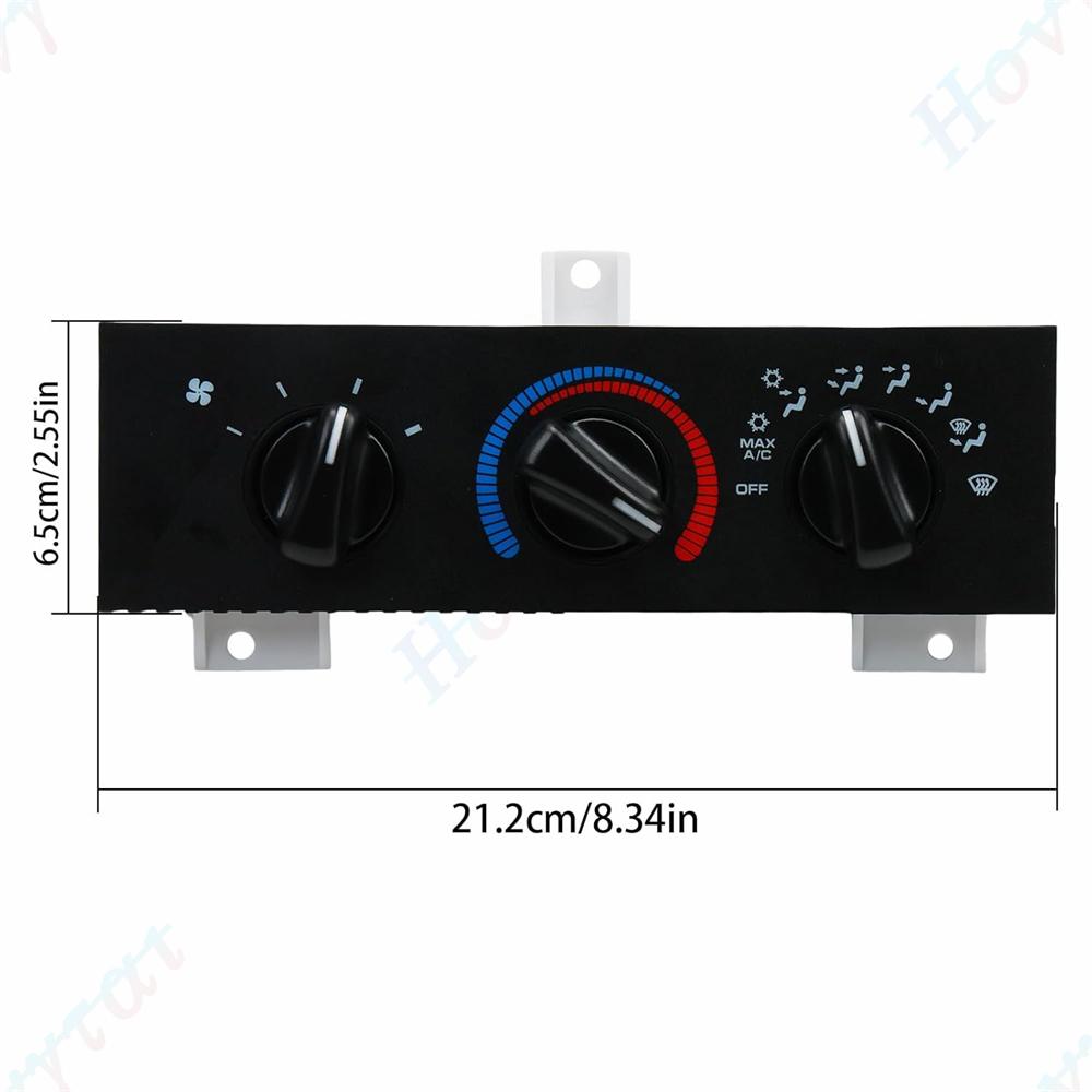 55055459AA HVAC For Dodge Ram 1500 2500 3500 Van 1998 1999 - 2003 Heater A/C Control Switch Panel Front Climate Control Module