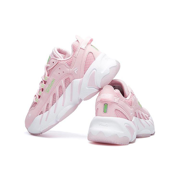 Wilson X Fila Ade Ретро Сетчатые Низкие Кроссовки для Марафона Женские кроссовки Розовый F12W031133FFT