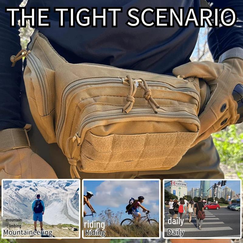 Водонепроницаемая камуфляжная поясная и нагрудная сумка для активного отдыха - унисекс, многофункциональная для рыбалки