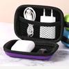 1pc Travel Mini Portable Earphone Bag, Coin Wallet Storage Box Jewelry Ornament Box, Home Decor, Christmas Gift, New Year Gift