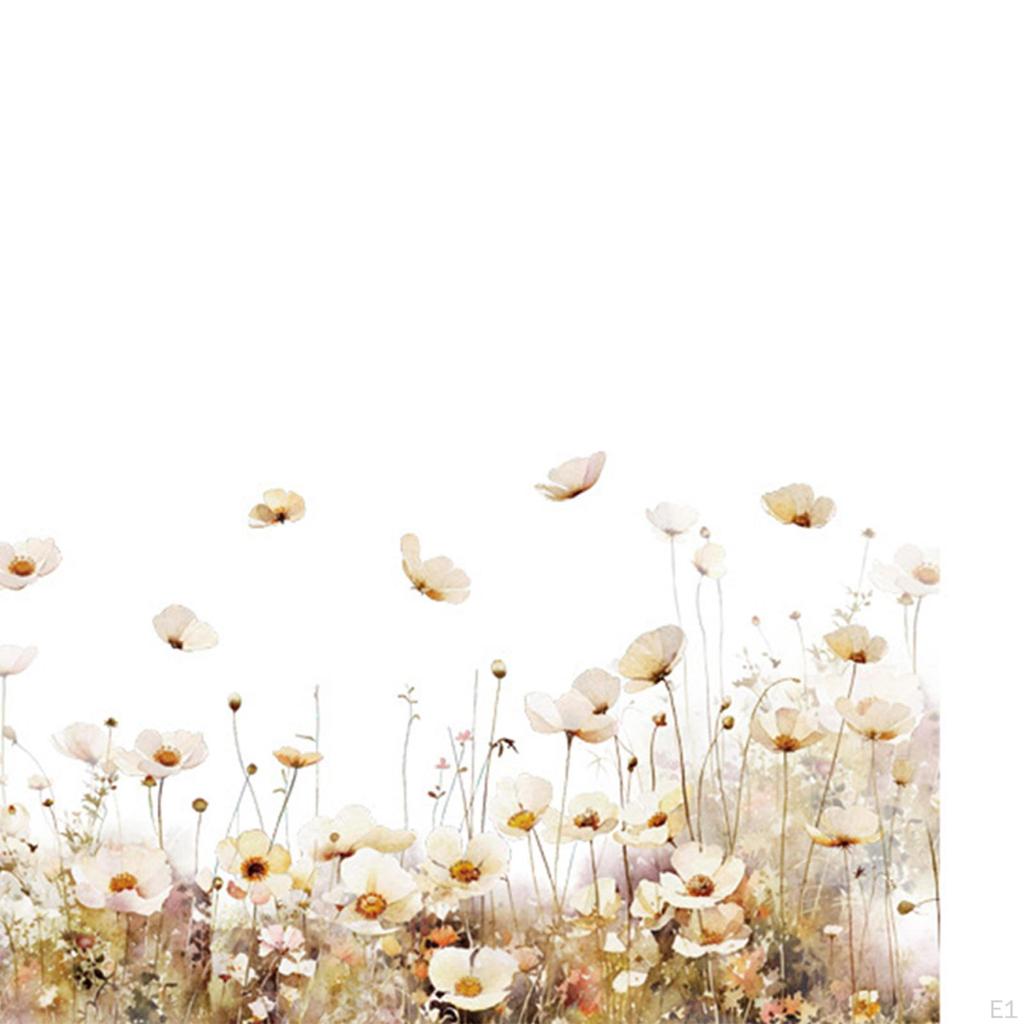 Растения, цветы, наклейки на стены, цветочные наклейки, декор современного искусства для дивана в спальне, фон