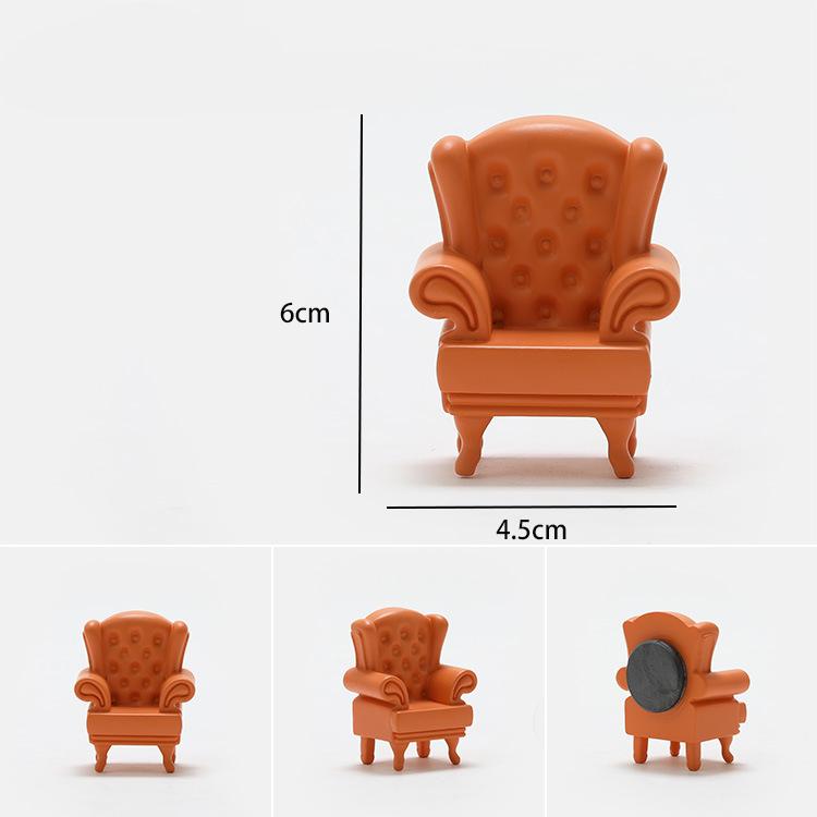 Имитация дивана смола наклейки на холодильник креативные магнитные наклейки 3D милое украшение для холодильника Po подарок на стену