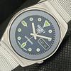 USED VINTAGE SEIKO 5 AUTOMATIC 6309A JAPAN MENS D/D BLUE WATCH 595a-a312343-2 SKU595a-a312343
