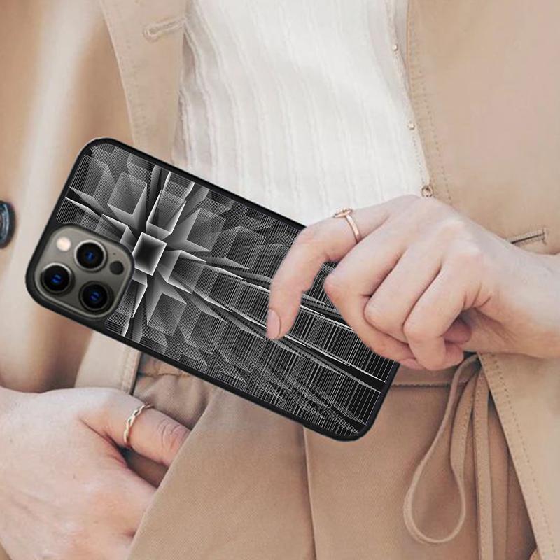 Optical Illusion Print Magnetic Phone Case For APPLE iPhone 17 Air 16 14 13 12 Pro Max 15 Plus Wireless Charge MagSafe Cover