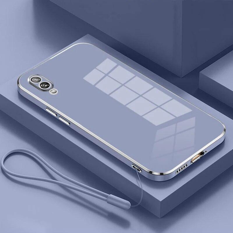 Чехол для Samsung Galaxy A02, чехол для Samsung Galaxy M02 SM-A022F SM-A022M, роскошный чехол для телефона с квадратным покрытием, противоударная задняя крышка
