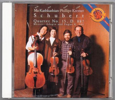 CD ШУБЕРТ - Струнный квартет №15: Kremer / Phillips / 32DC1028 Япония Классический Б/У