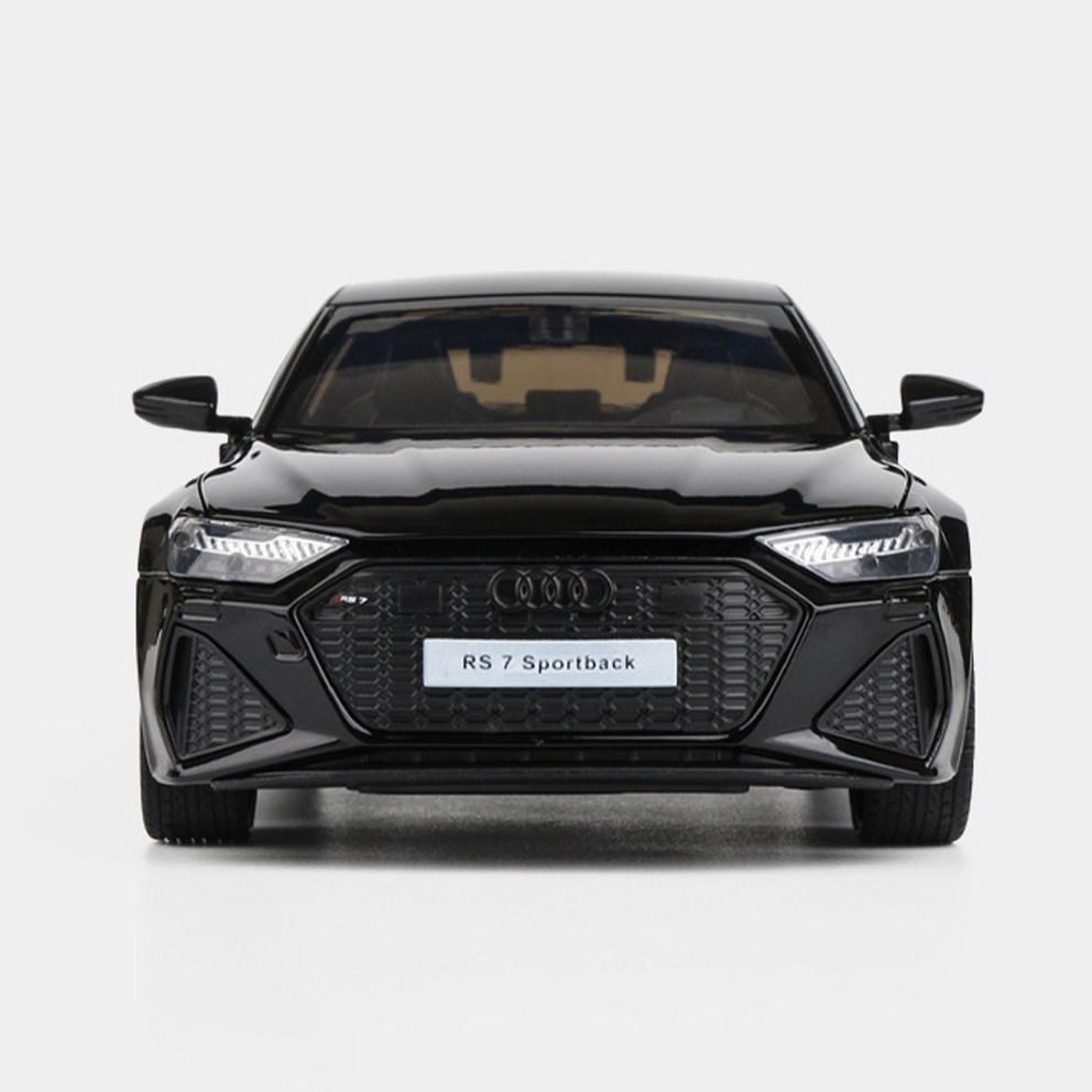 МояМашина 1:Металлическая модель автомобиля RS7 в масштабе 1:24 - Серебристая коллекционная фигурка