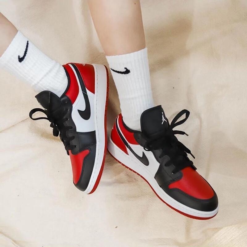 Jordan 1 Низкий Bred Toe GS 553560-612