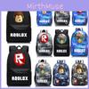 Детский школьный рюкзак Roblox с узором, звездным фоном и большой вместимостью