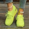 Fashion 2024 Women Causal Sneakers Summer Mesh Fashion Breathable Sneakers Lace Up Sports Shoes for Women Platform Walking Running Shoes