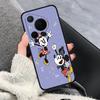Чехол для телефона M-Minnie M-Mickey для Huawei P 8 9 10 20 30 40 50 Pro Lite Psmart Honor 10 lite 70 Mate 20lite