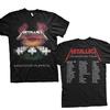 Metallica Master of Puppets Тур 1986 Фан Европейские Даты S-4XL Унисекс Футболка
