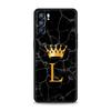 Чехол для телефона для Oppo A54 A53 A52 A9 A15 A95 A17 A16 A76 A74 A57 A31 Find X6 X5 Reno8 Reno7 Reno6 Pro 5G Чехол Корона Буква A от Z