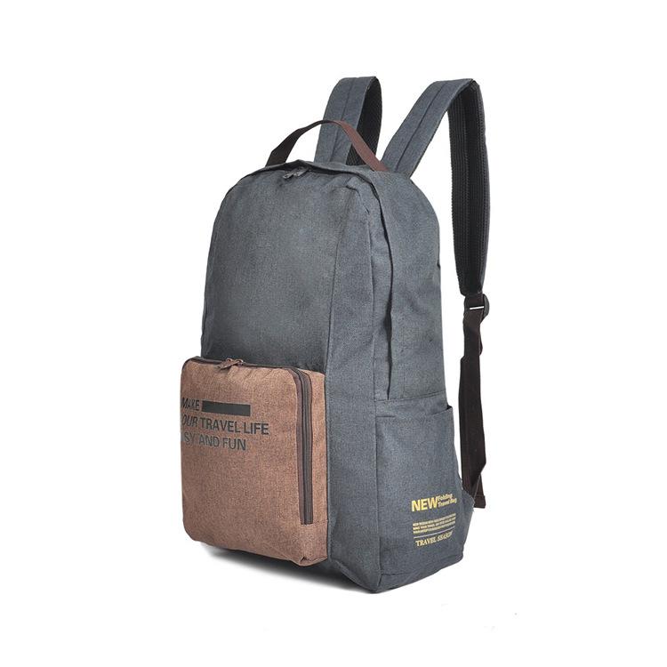 Утолщенный складной дорожный рюкзак и сумка-тележка