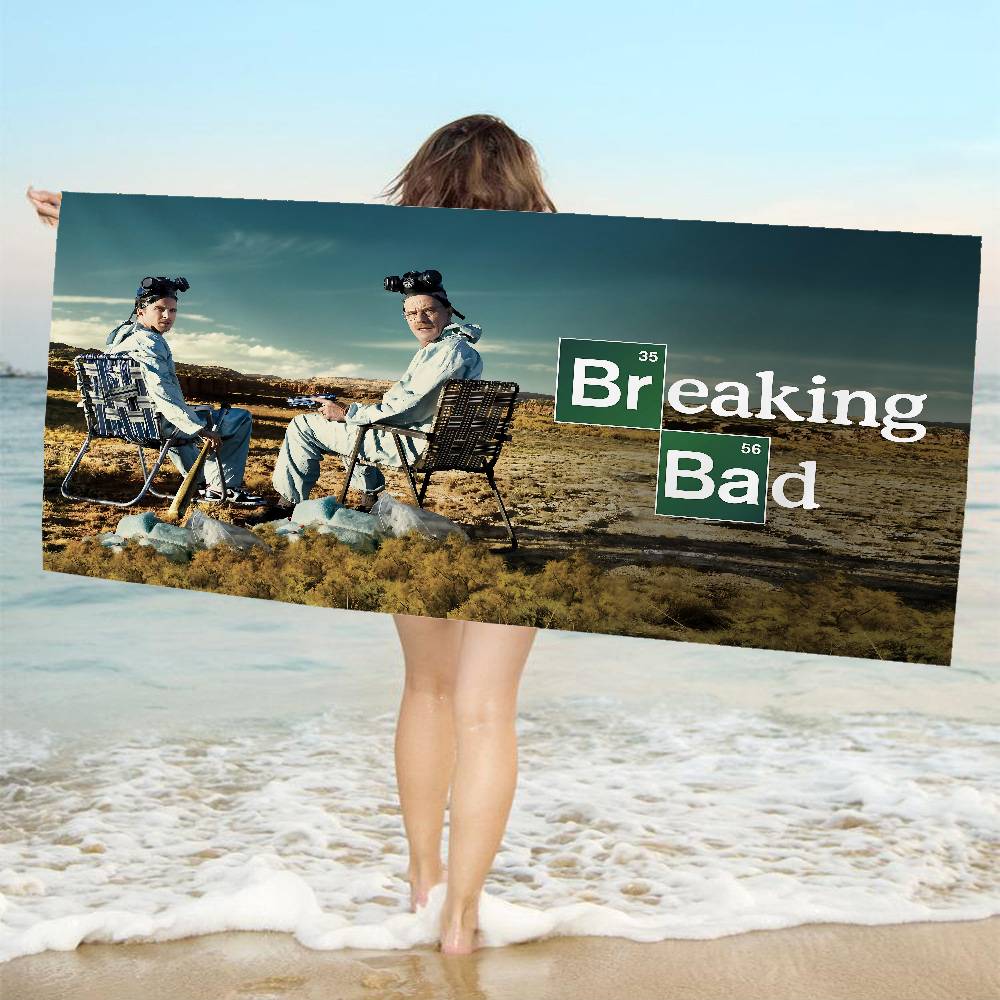 Полотенца B-Breaking B-Bad Пляжное полотенце Цветные банные полотенца для девочки Микрофибра Быстросохнущее Без песка Пляж Йога Спа Тренажерный зал Бассейн