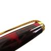 Great Dupont fountain pen Olympio genuine lacquer Red Marble 18K mens Used