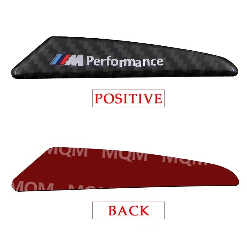 4pcs/set carbon fiber M performance car body sticker car door anti-collision strip sticker For BMW M3 M5 M6 X1 X3 X5 E34 E39 E36