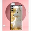 Чехол с щенком самоеда для Samsung Galaxy S25 Ultra S21 S22 S23 S24 Ultra S9 S10 S20 Plus S25 FE Чехол Funda
