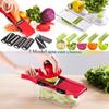 MYVIT Vegetable Cutter with Steel Blade Slicer Potato Peeler Carrot Cheese Grater Vegetable Slicer Kitchen Accessories