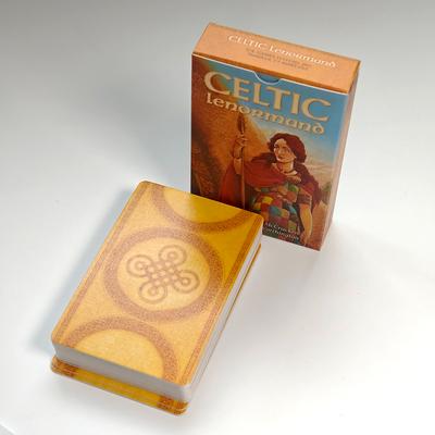 Кельтская колода Ленорман 45 шт. Карты Ленорман 9*6 см Красочные иллюстрации Напечатаны на двухстороннем тисненом кардстоке 350 г/м²