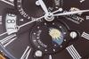 Orient SUN MOON Automatic with Japanese Brown & Watch, Mechanical, Manufacturer's Warranty, Classic, RN-AK0002Y, Men's,