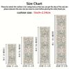 Bohemian Runner Rug Soft and Comfortable Hallway  Balcony Mat Vintage Kitchen  Bedroom Long Decor Rug