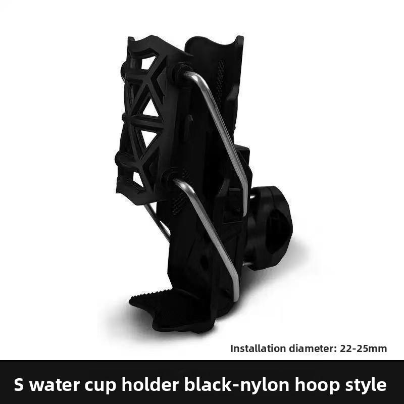 Adaptive Water Cup Holder for Motorcycles & Electric Vehicles - Rotatable Foldable Bumper Mount Bike Motorcycle Water Bottle Cag