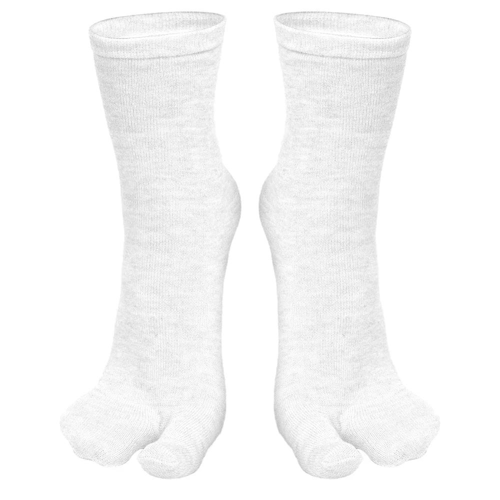 Модные носки Tabi Toe в японском стиле для мужчин и женщин, летние носки из волокна с двумя пальцами, кимоно, шлепанцы, сандалии, раздельные носки Tabi Toe