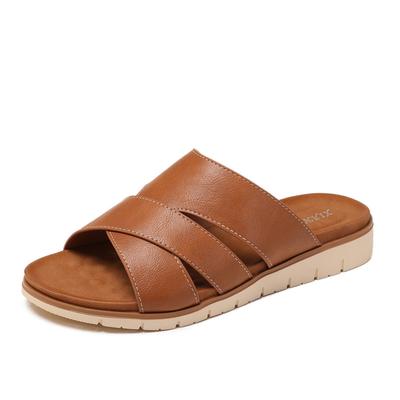 Простые туфли на толстой подошве, тапочки, женская летняя модная обувь, дорожные тапочки для ленивых людей на одну ногу