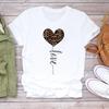 (Asian Size) Women Sweet Letter Trend 90s Casual Short Sleeve T Shirt Fashion Tee Top Clothing Print Ladies Female Graphic T-shirts