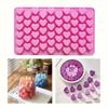 1 шт. 55 отверстий 3D мини-форма для изготовления сердечек, силиконовая форма для свечей для DIY, идеальный подарок для женщин, любителей DIY