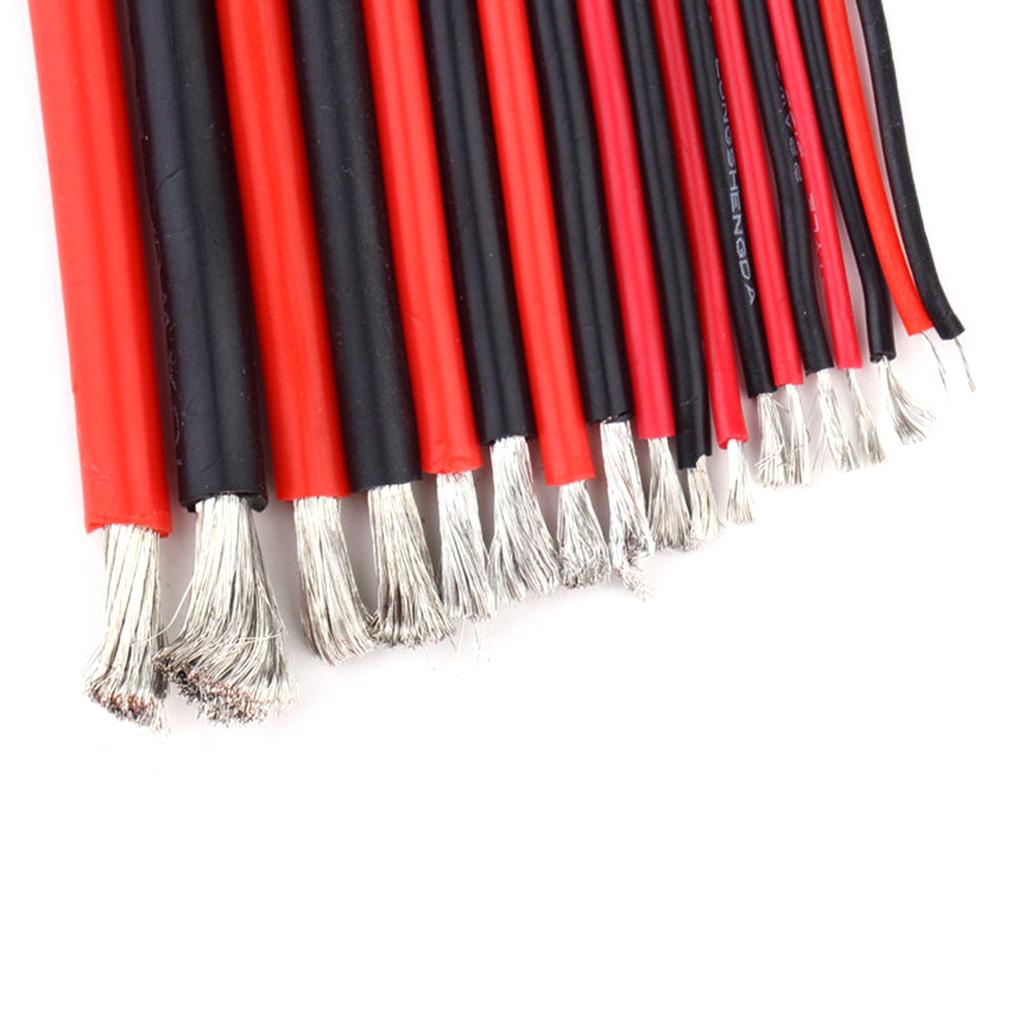 Super Flexible Silicone Electric Wire Heat Resistant Tinned Brass Cable for High Temperatures Applications Daily Use