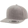 Casquette Snapback - Flexfit - Classic 6-Panel - Gris - 80% Acrylique - Taille Unique