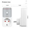Electronic Digital Timer Switch Socket Kitchen Timer Outlet Programmable Timing Socket Control 220V EU US UK AU Plug3