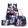 3Pcs/Set Chainsaw Man Kawaii Casual School Bag Colorful Backpack Set Girl with Lunch Bag for Women Student Teenager Rucksack Pencil Case