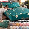 Bed Sheets Fitted Sheet Print Thicken Mattress Cover for Bed Bedspread Non-slip Bed Pad Protecotr Cover Bed Mat Cover No Pillowcase